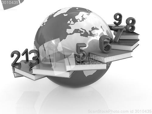 Image of Global Education and numbers 1,2,3,4,5,6,7,8,9