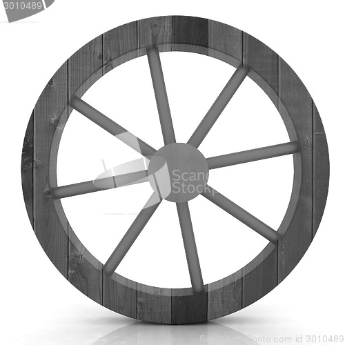 Image of wooden wheel