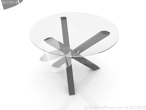 Image of exotic glass table