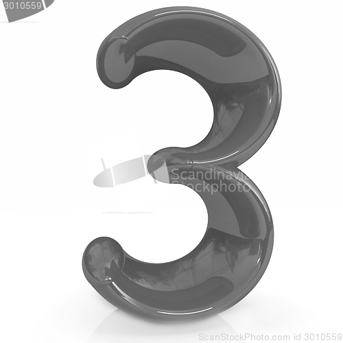 Image of Number "3"- three