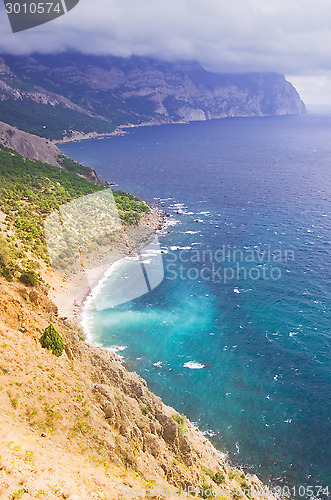 Image of mountains and sea