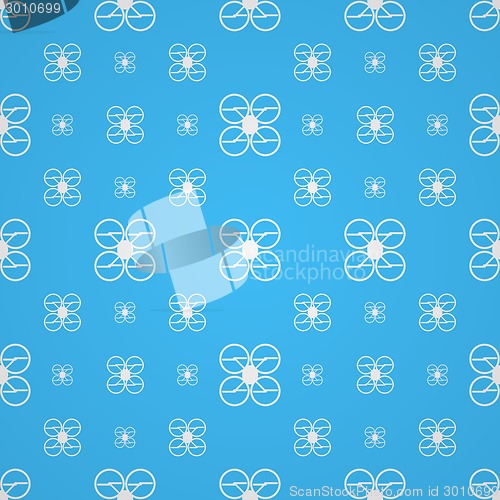 Image of Blue vector background for quadrocopter