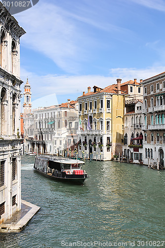 Image of Grand Canal in Venice from Rialto Bridge
