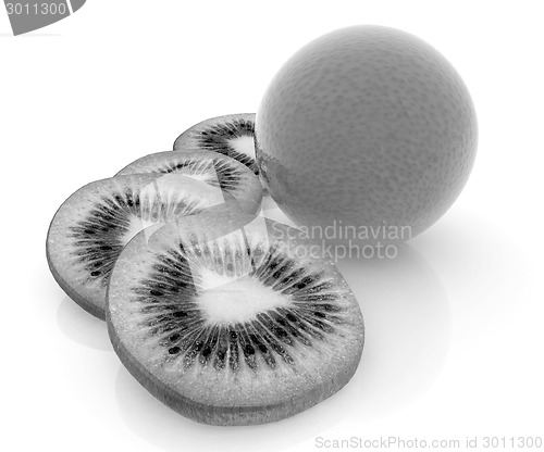 Image of slices of kiwi and orange