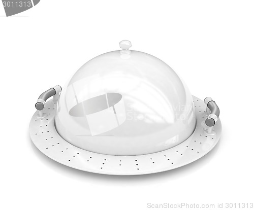 Image of restaurant cloche with lid 