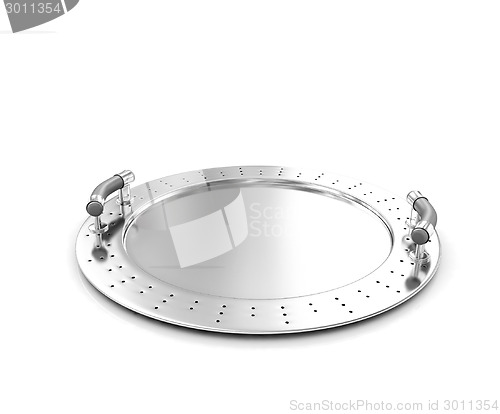 Image of Chrome salver