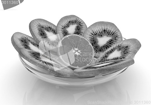 Image of slices of kiwi and orange