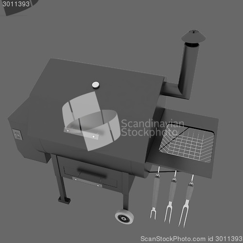 Image of oven barbecue grill