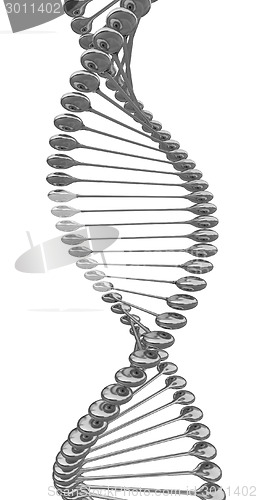 Image of DNA structure model 