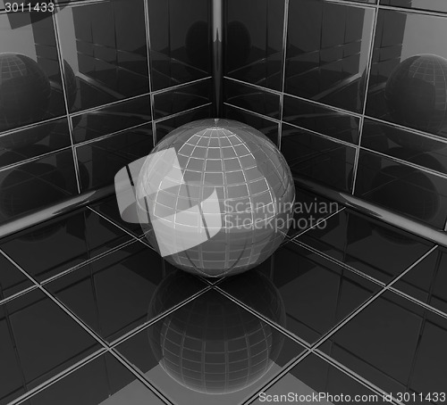 Image of Corner in the room with ball 
