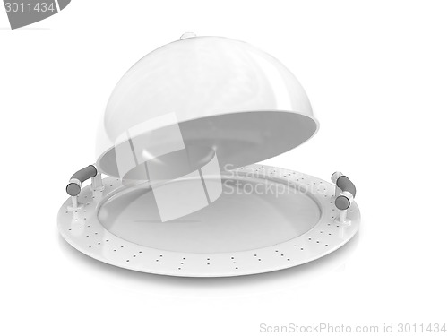 Image of restaurant cloche with lid 