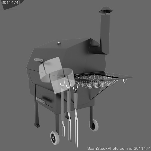 Image of oven barbecue grill