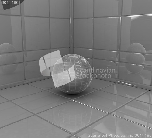 Image of Corner in the room with ball 