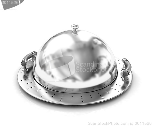 Image of restaurant cloche with lid 