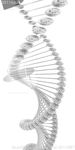 Image of DNA structure model 