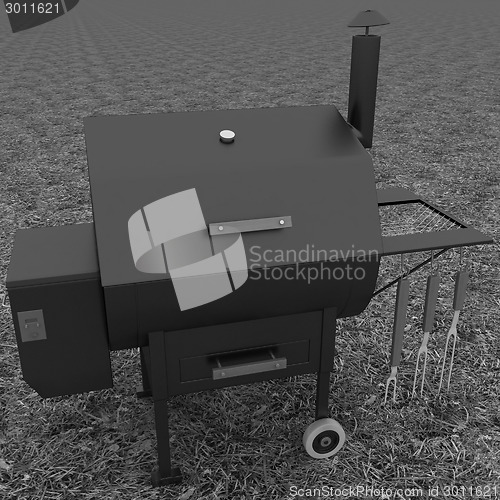 Image of oven barbecue grill