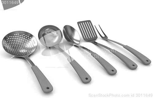 Image of Gold cutlery