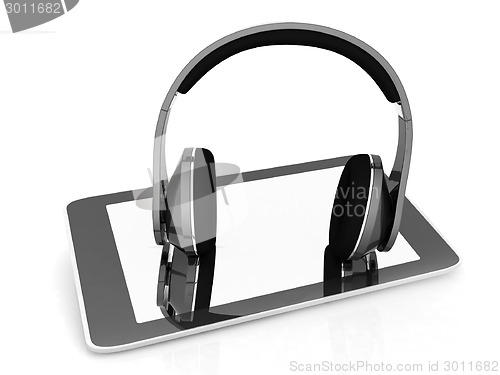 Image of Phone and headphones 