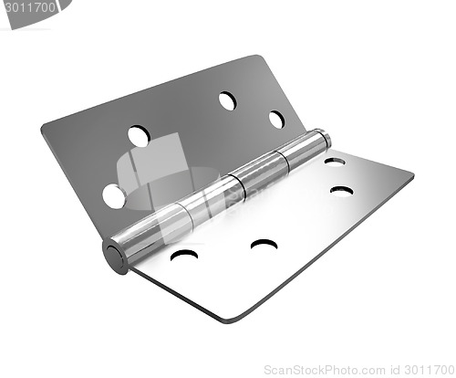 Image of assembly metal hinges