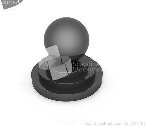 Image of sphere on podium