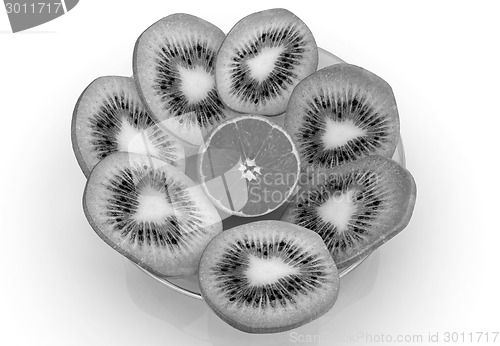 Image of slices of kiwi and orange