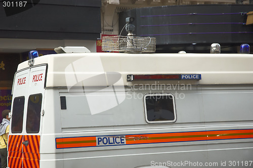 Image of Police van