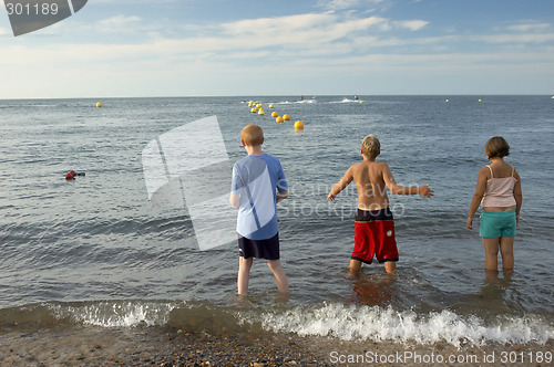 Image of Children on the beach