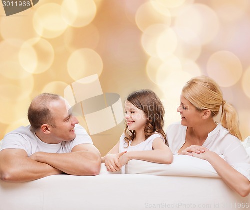 Image of happy family at home