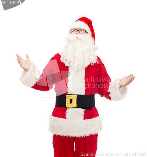 Image of man in costume of santa claus