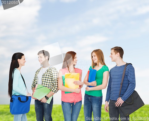 Image of group of smiling students standing