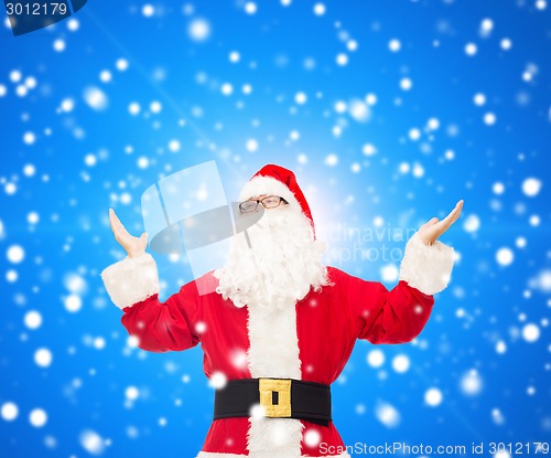 Image of man in costume of santa claus