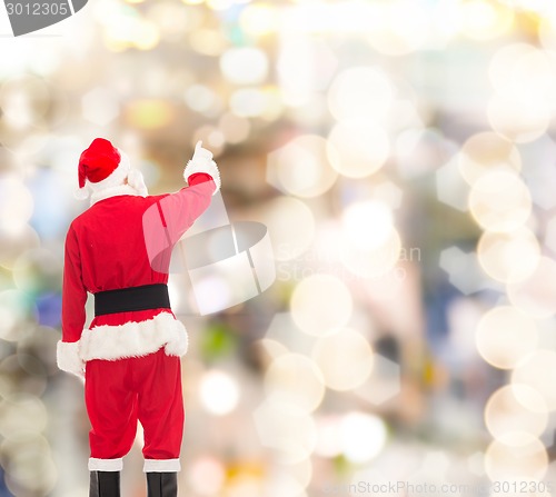 Image of man in costume of santa claus