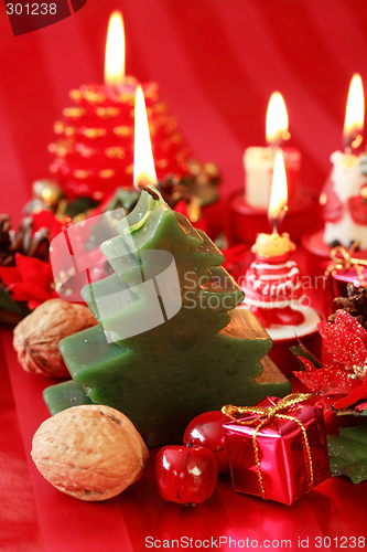 Image of Christmas candles