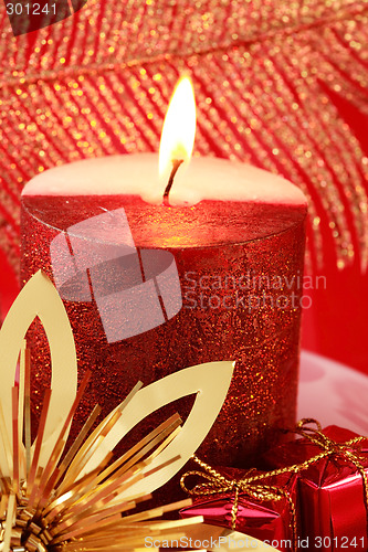 Image of Christmas candle