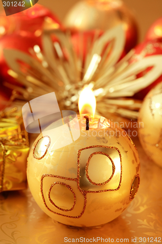 Image of Christmas candle