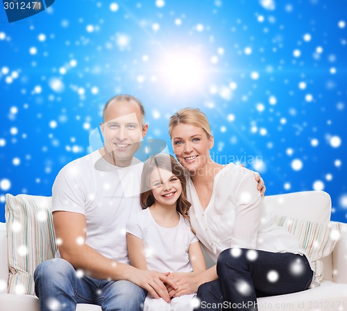 Image of happy family at home