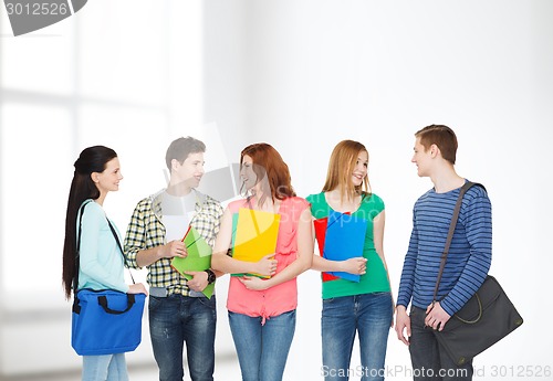 Image of group of smiling students standing