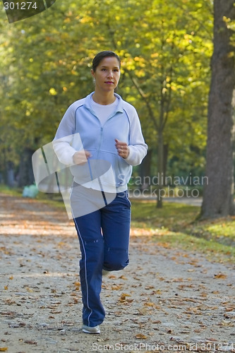 Image of Running woman