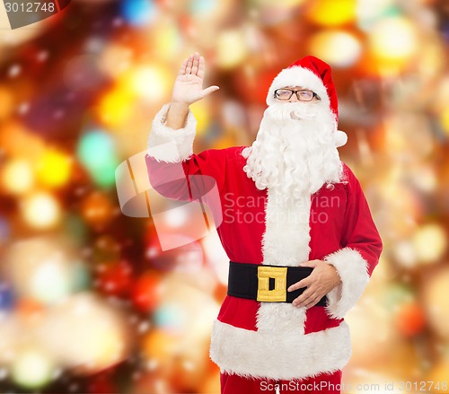 Image of man in costume of santa claus