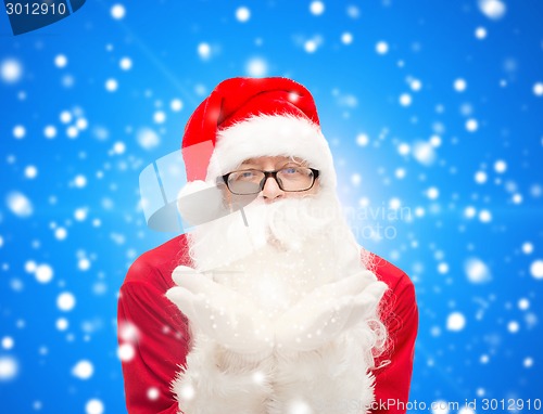 Image of man in costume of santa claus