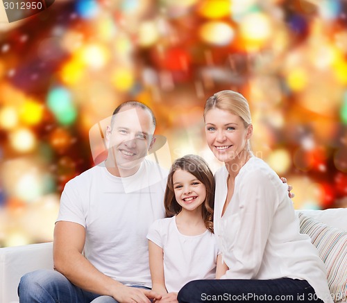 Image of happy family at home