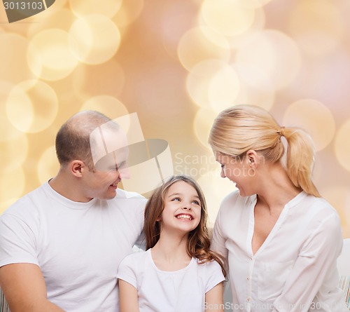 Image of happy family at home