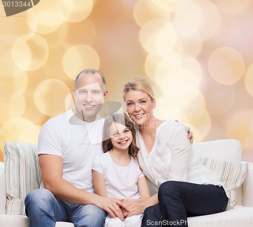 Image of happy family at home