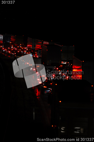Image of Traffic by night