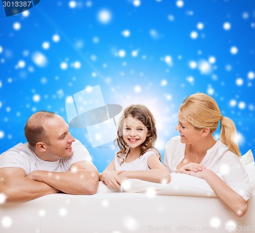 Image of happy family at home