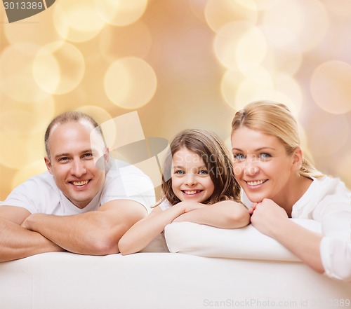 Image of happy family at home