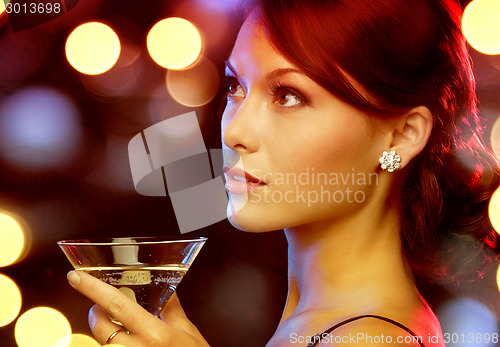 Image of woman with cocktail