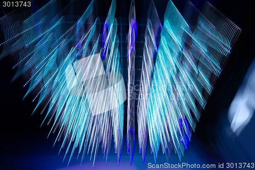 Image of blue futuristic desktop background