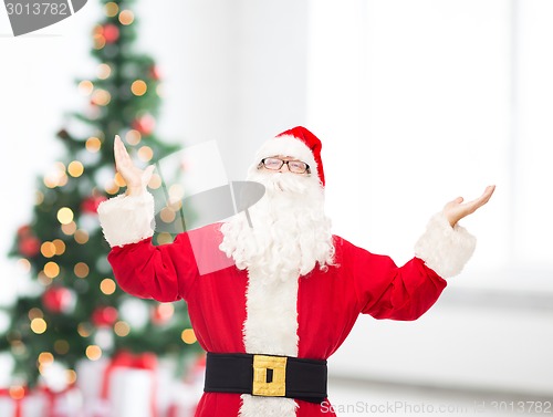 Image of man in costume of santa claus