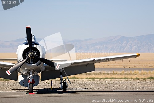 Image of vintage military aircraft